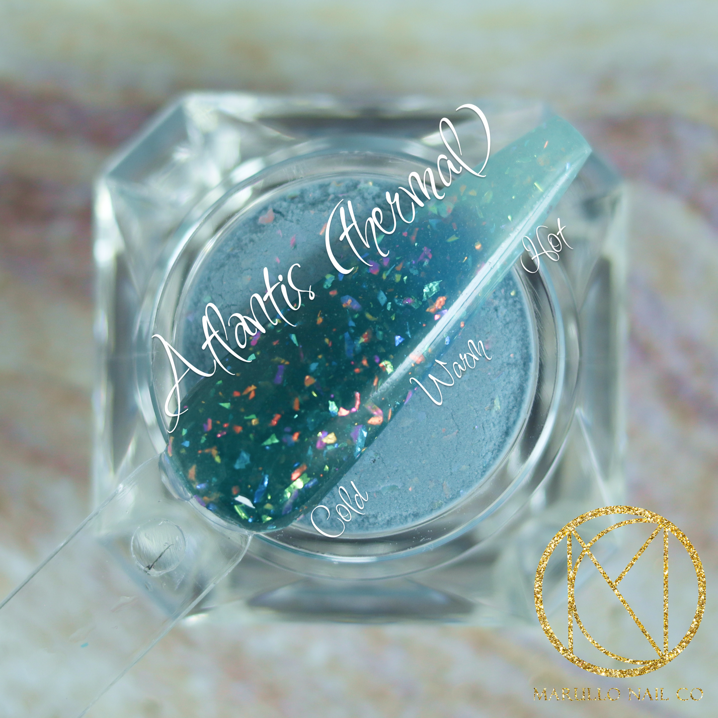 Atlantis Nail Dip Powder – Blue thermal | Marullo Nail Co