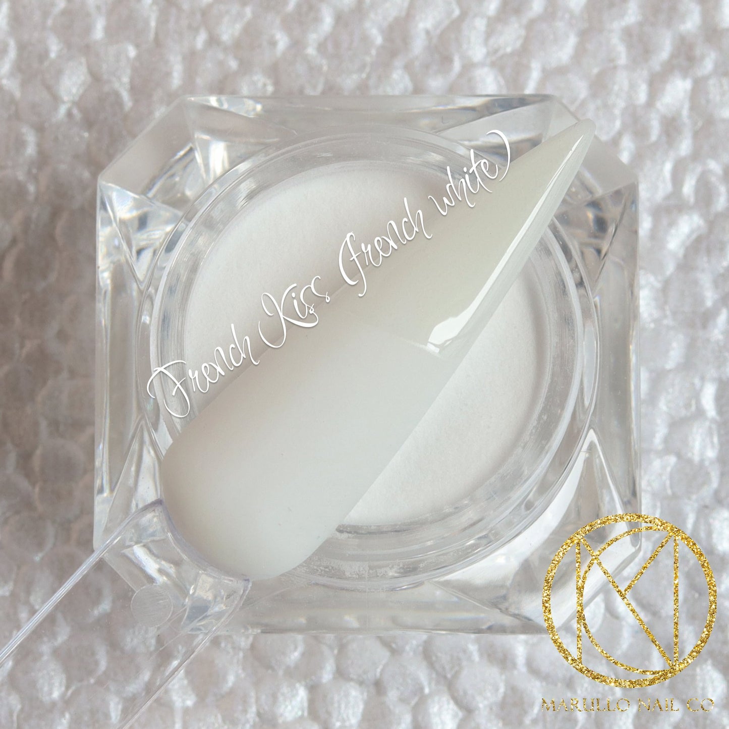 French Kiss white creme nail dip powder by Marullo Nail Co