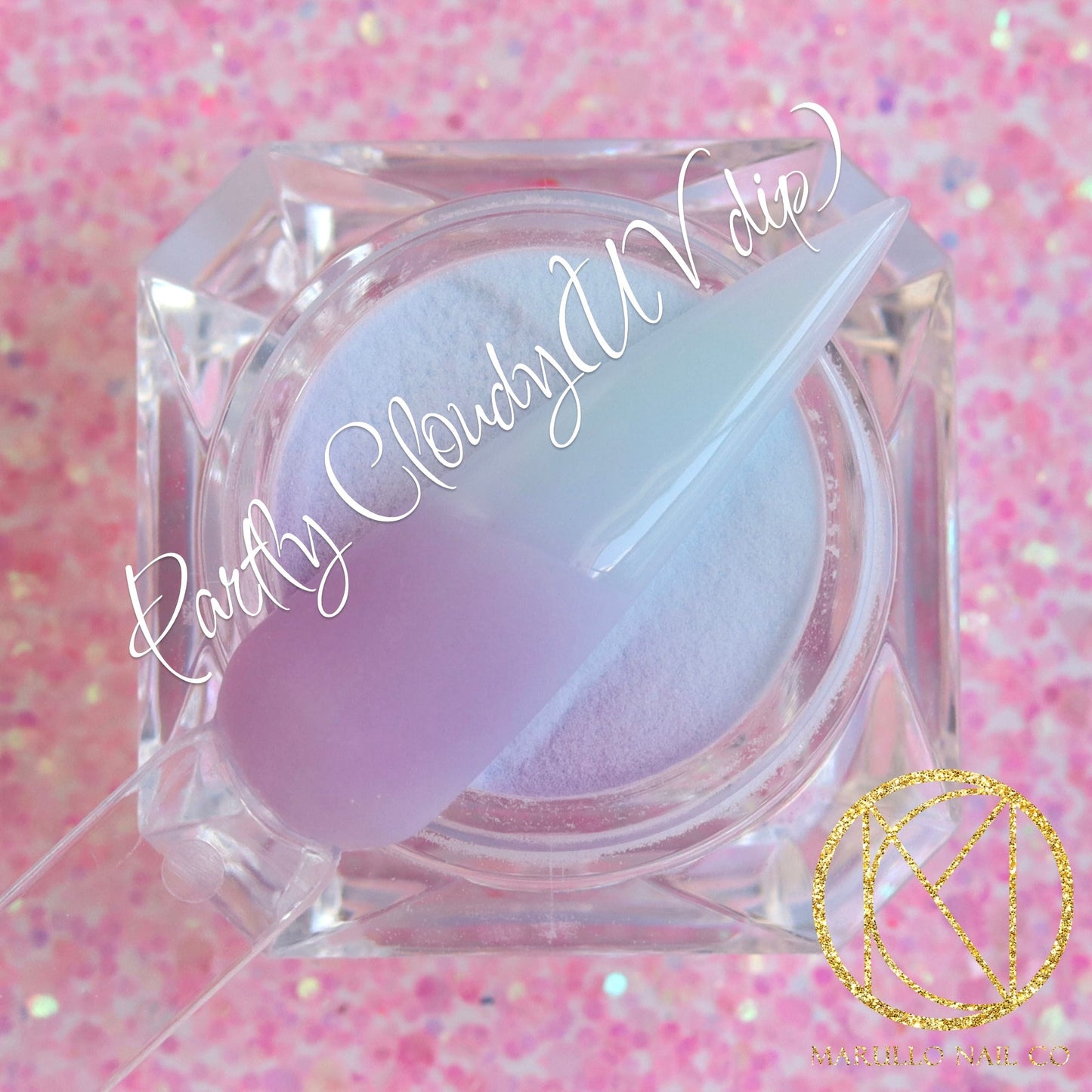 Partly Cloudy UV thermal creme nail dip powder by Marullo Nail Co