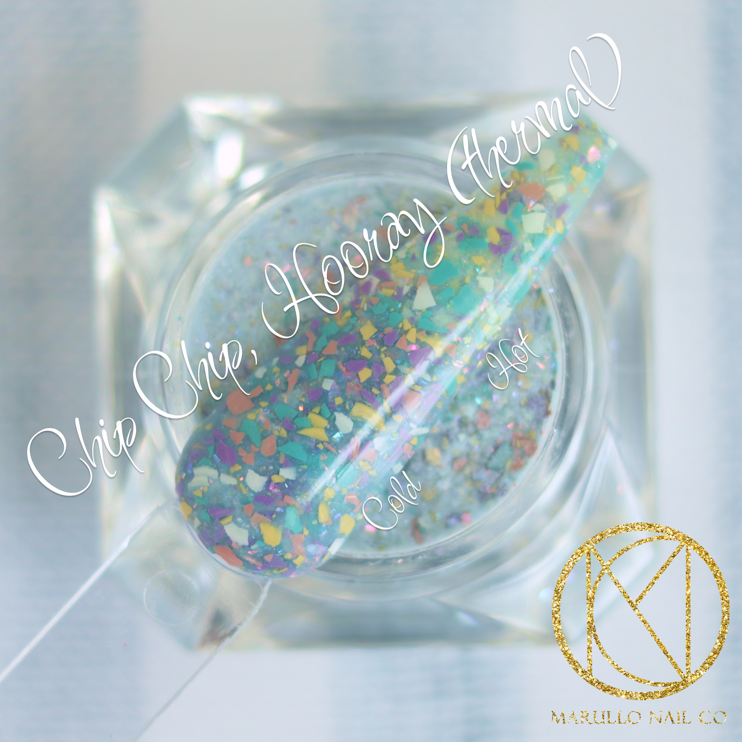 Chip Chip, Horray Nail Dip Powder – Blue thermal | Marullo Nail Co