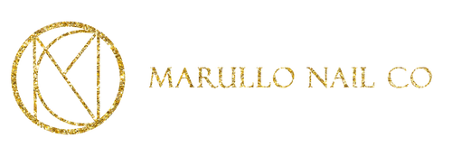 Marullo Nail Co gold logo with text