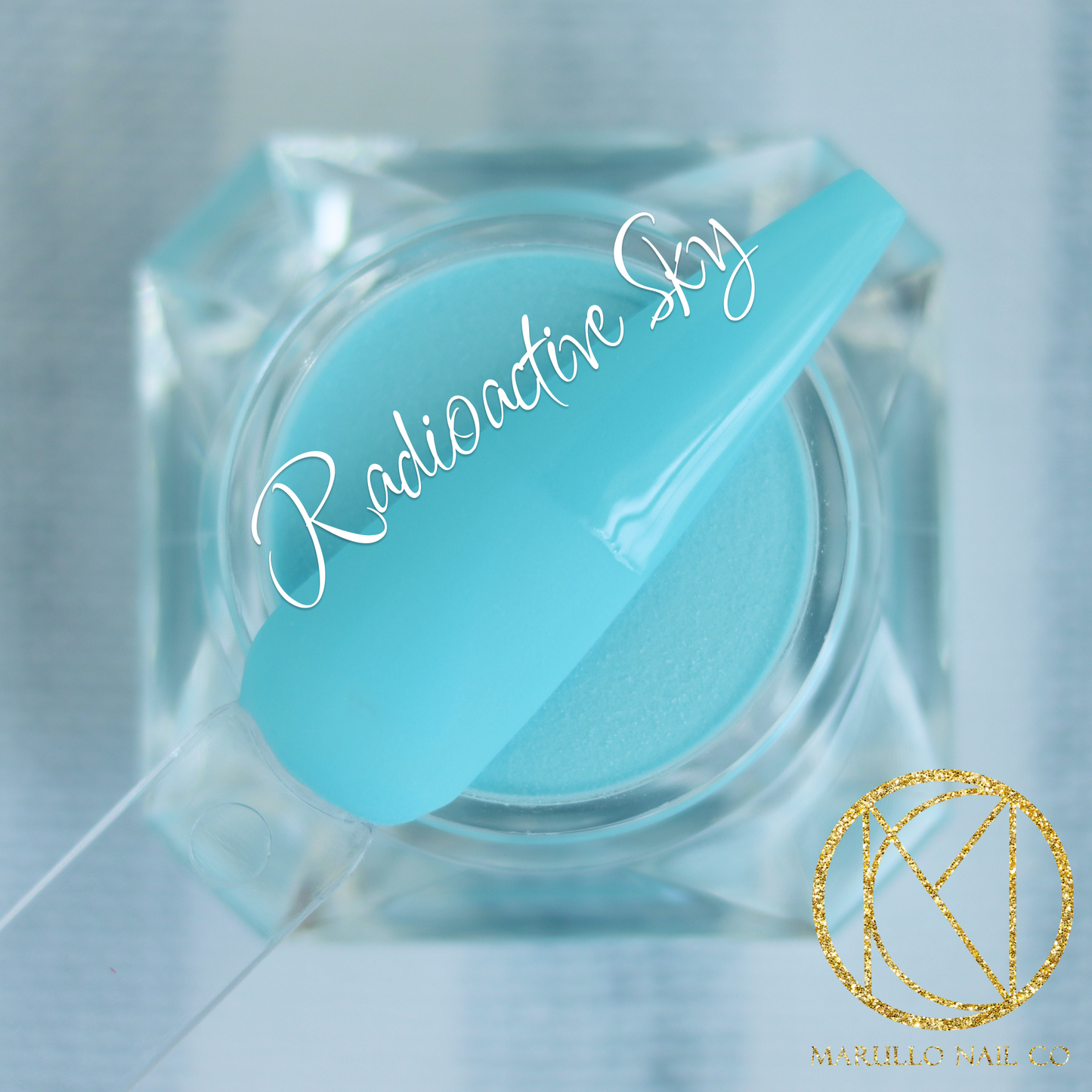 Radioactive Sky Nail Dip Powder – Blue creme | Marullo Nail Co