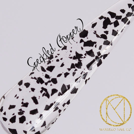 Speckled- Terrazzo Topper - Marullo Nail Co - Nail Dip Powder