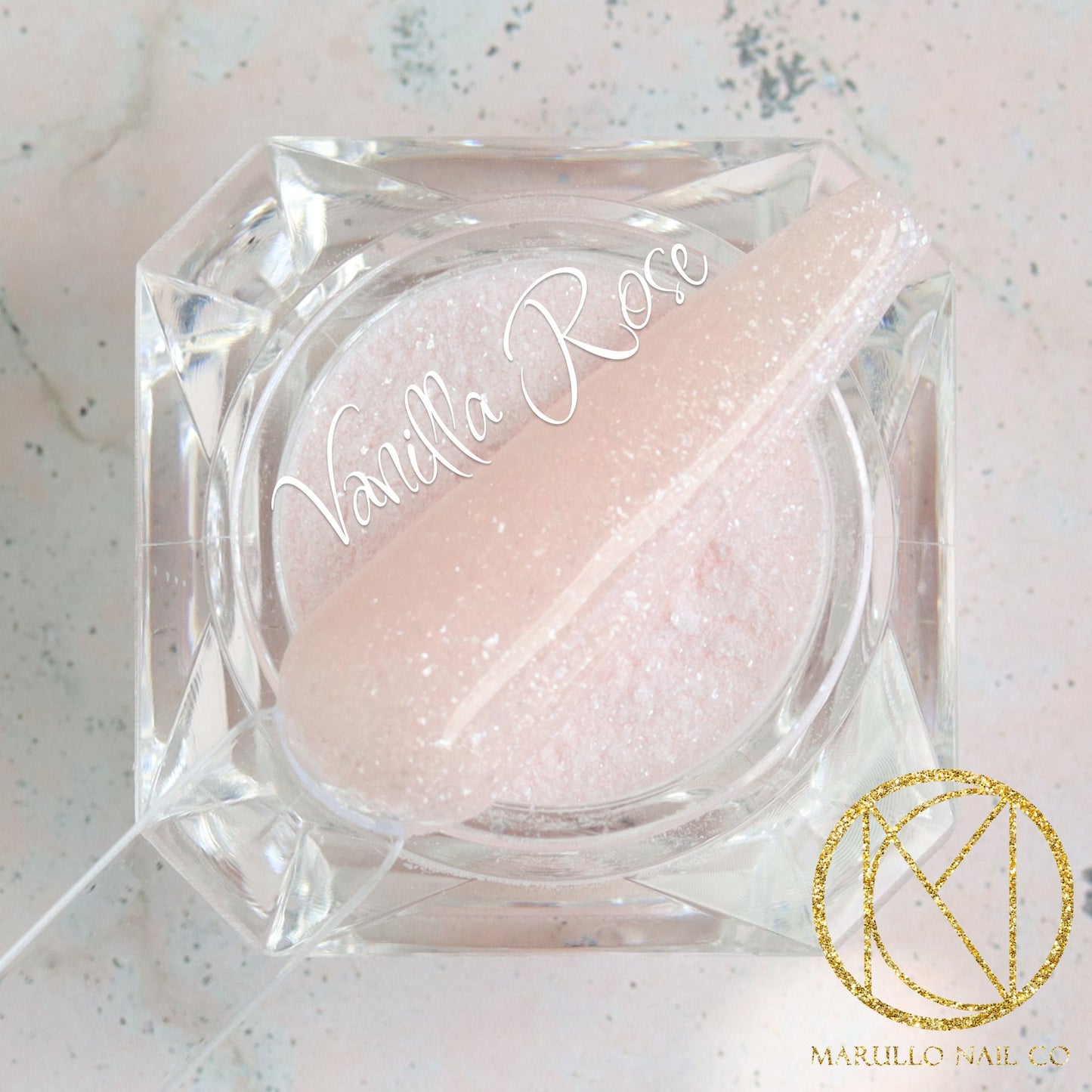 Vanilla Rose - Marullo Nail Co - Nail Dip Powder