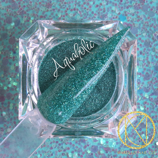 Aquaholic - Marullo Nail Co - Nail Dip Powder