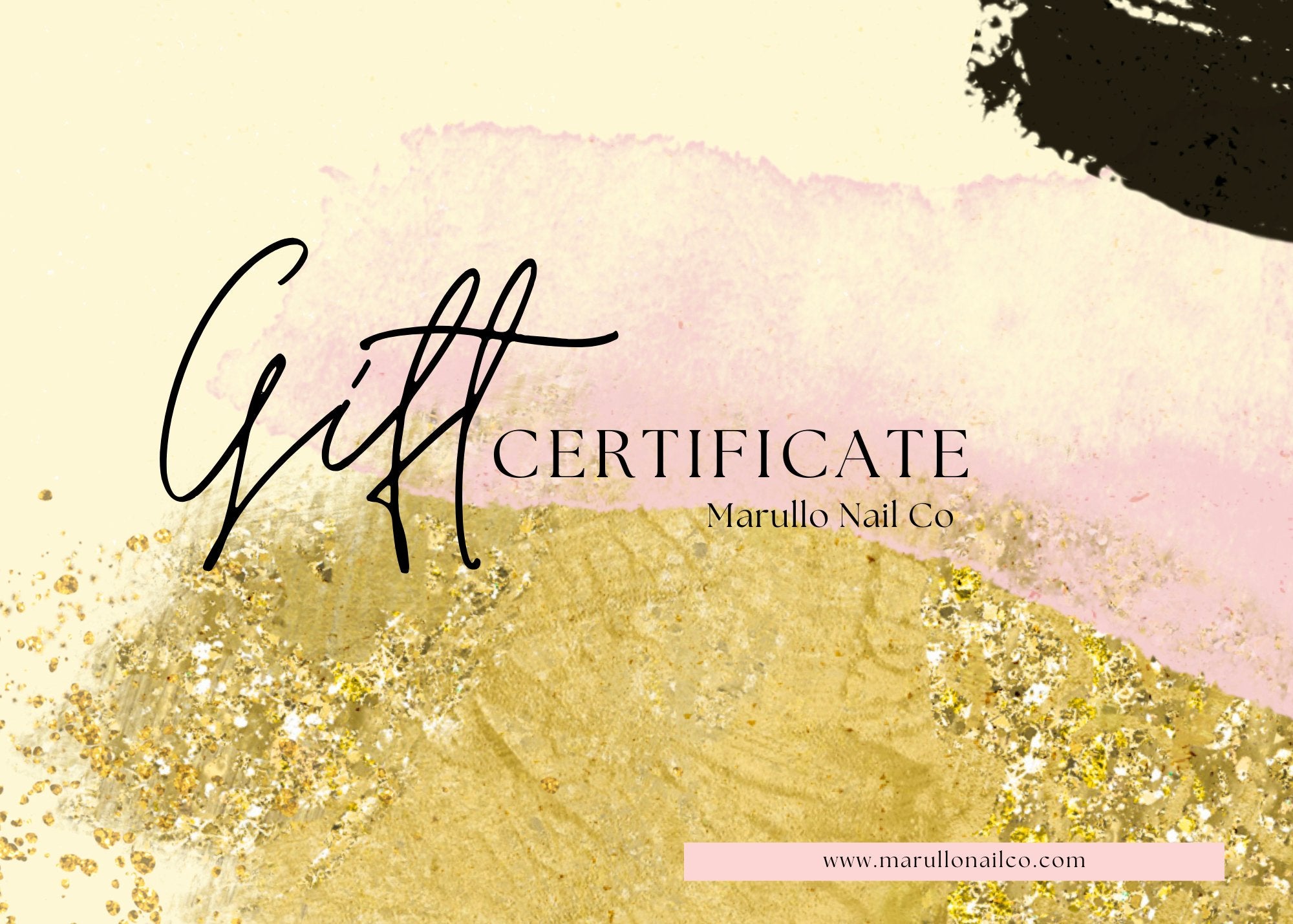 Nail Salon Gift Certificate | Design GC127 | eBay